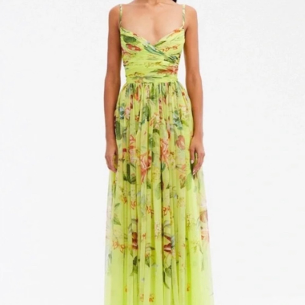 Green wedding dress
